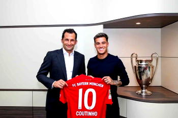 Updated: Coutinho completes loan move to Bayern Munich