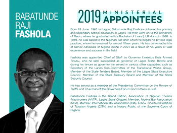 Profile of Babatunde Raji Fashola