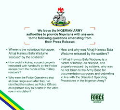 Police ask army 5 pertinent questions after killing officers