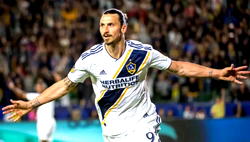 Ibrahimovic strikes twice as Galaxy, LAFC draw