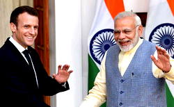 Macron to discuss Kashmir with Modi
