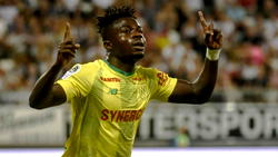 Moses Simon scores on Nantes debut