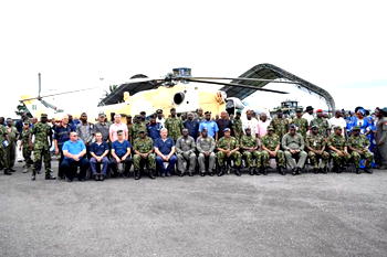 NAF inducts another helicopter reactivated locally in Port Harcourt