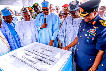 Buhari Commissions NAF reference hospital for treatment of injured personnel