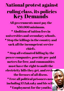 Days of Rage: Key demands by Sowore, others