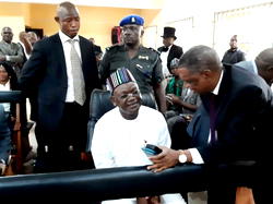 Jime vs Ortom: Gov. Ortom appears in tribunal, closes defense, confident of victory