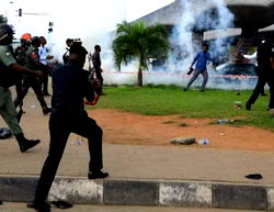 #RevolutionNow: SPN condemns Police repression of protest