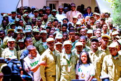Buhari to Corps Members: Always emphasize on peaceful co-existence