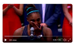 Videos: Serena Williams weeps over painful retirement