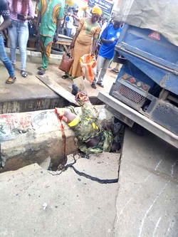 Truck crushes soldier, injures one other in Ogun