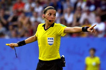 First woman named as referee in men’s UEFA showpiece