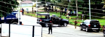 Revolution Now Protest: Security agents barricade National Stadium, Lagos