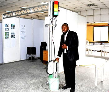 3 UNILAG students invent flood level caution device to save road users