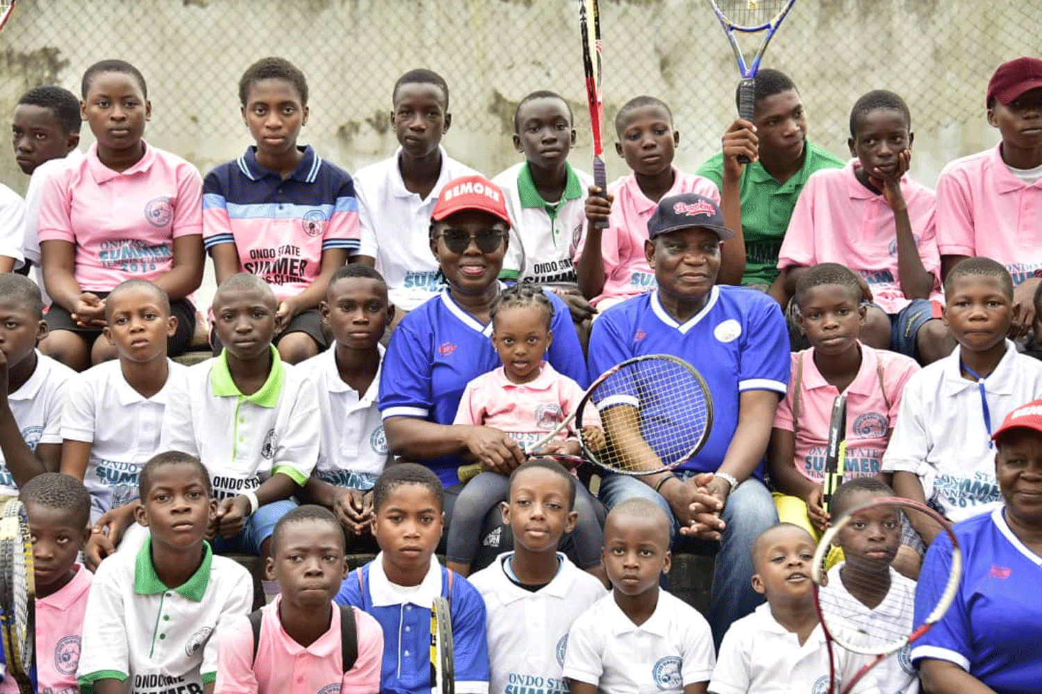 Ondo First Lady flags off 2019 summer tennis clinic