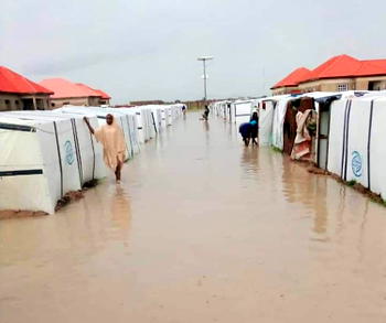 Flood sacks thousands of IDPs in Borno Camp