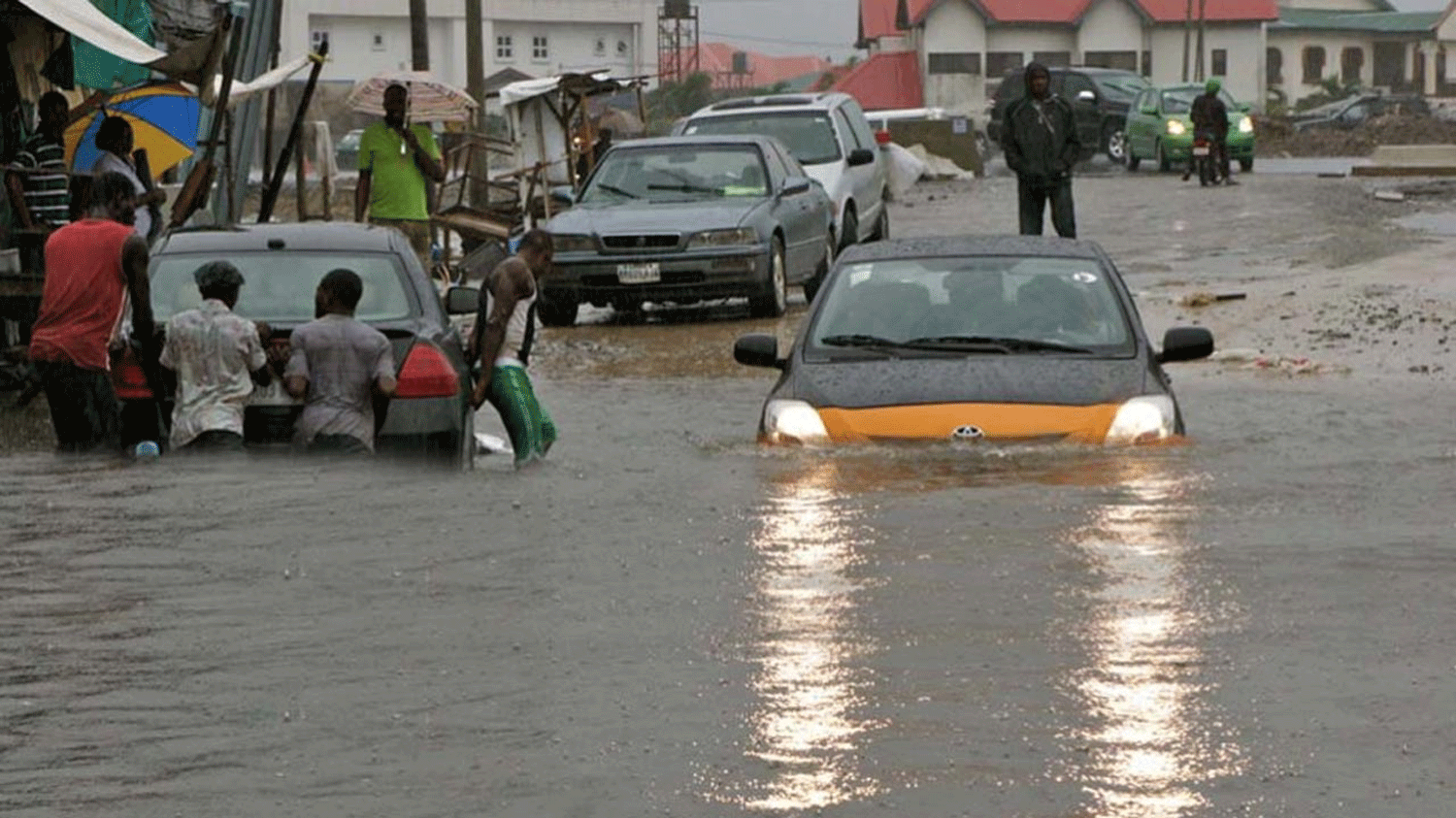 Fear grips Anambra community as mystery flood submerges school, homes