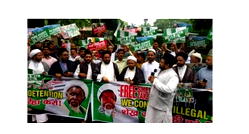 Breaking: Indians storm Nigerian Embassy, demand El-Zakzaky’s freedom (Photos)