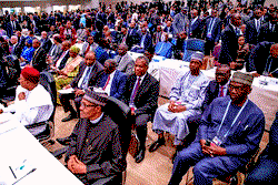 Photos: Buhari at the ongoing 7th Tokyo International Conference in Japan