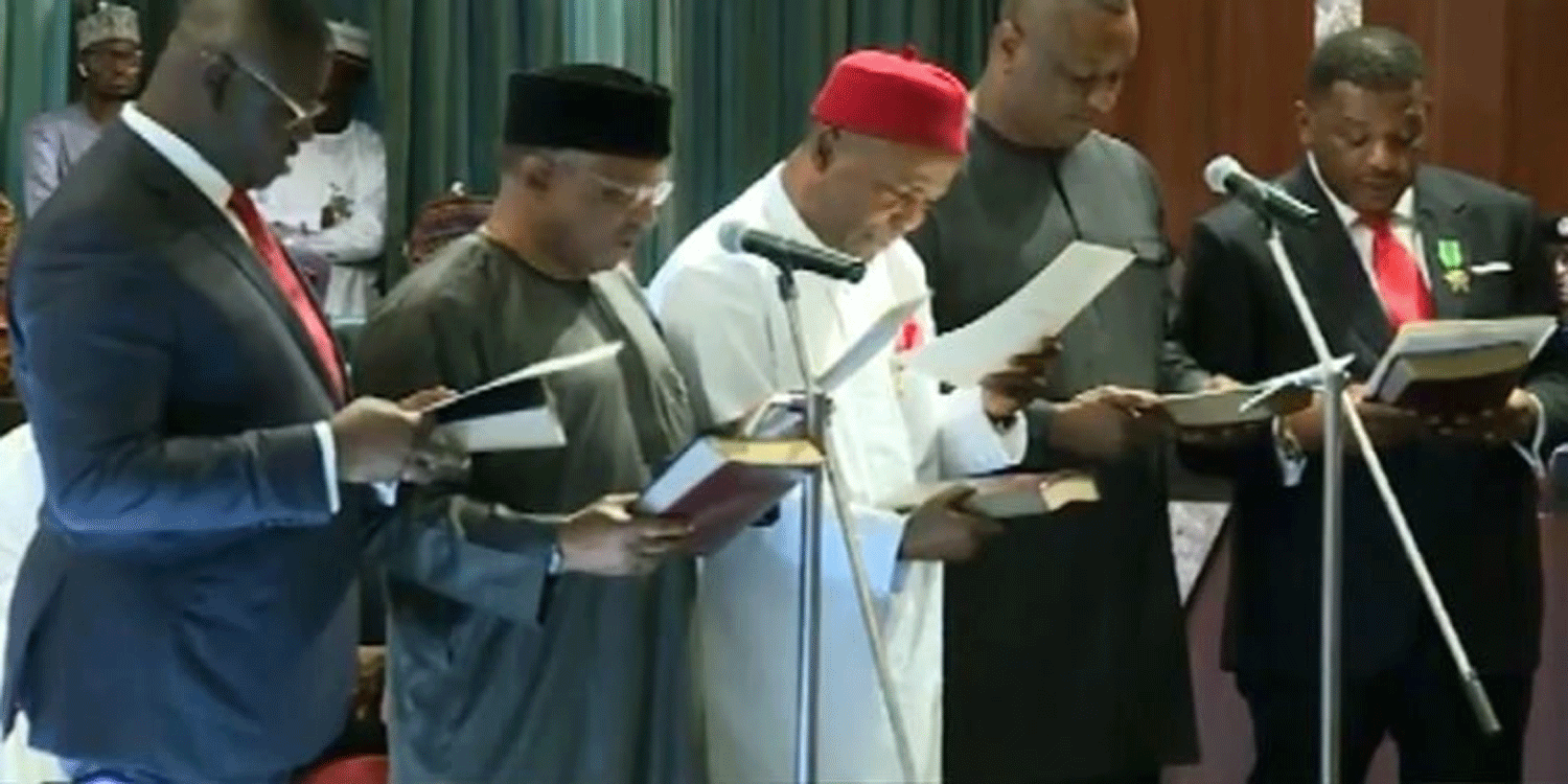 Breaking:  Keyamo, Onu, Agba, Ehanire, Agba take oaths