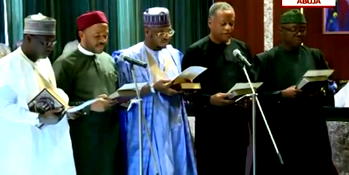 Breaking: Nwajiuba, Adebayo, Onyeama, Pantami, Adamu take oaths
