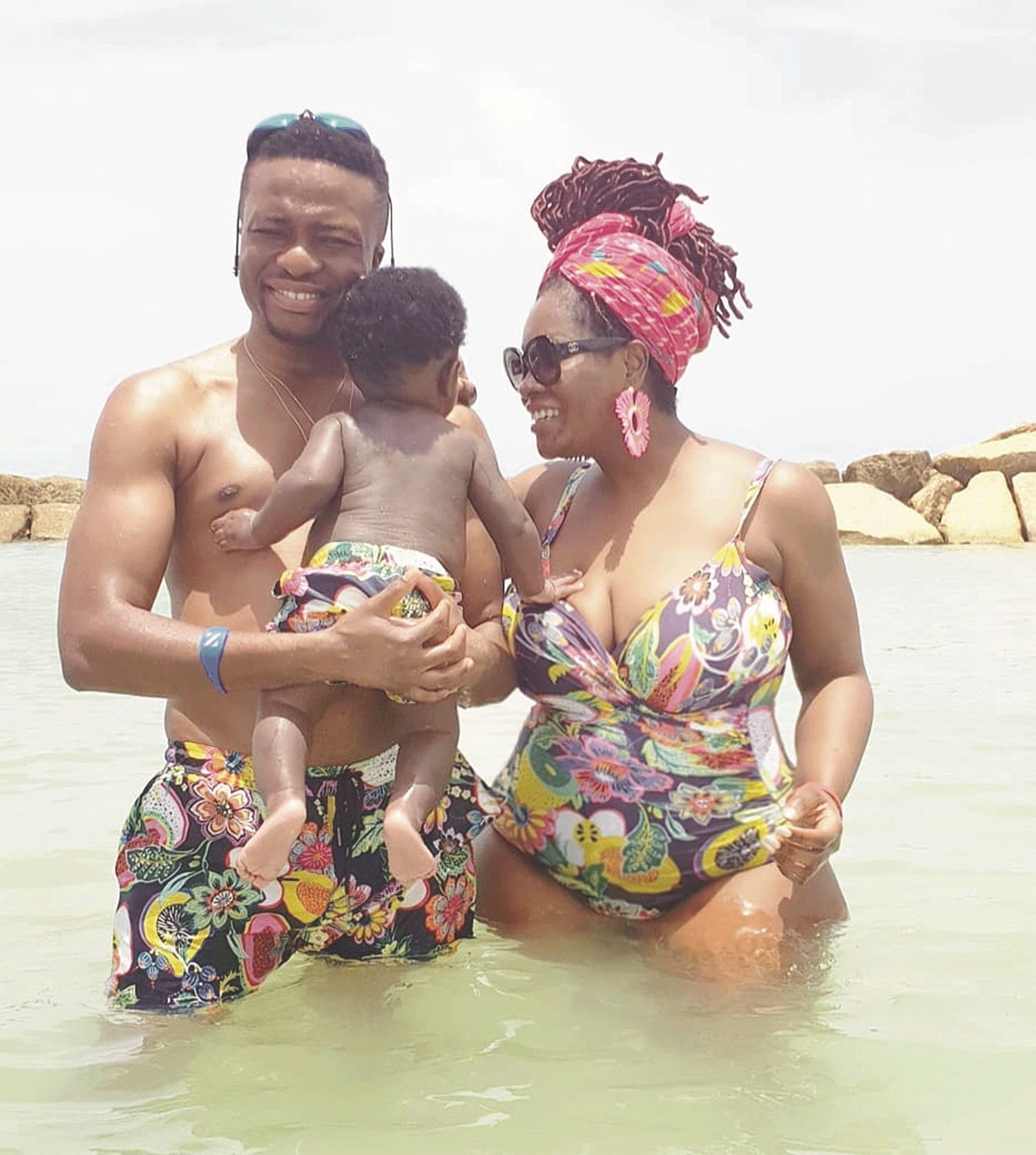 OAP Toolz shares family vacation picture in Montego Bay, Jamaica