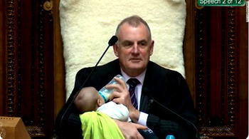 Breaking: Speaker feeds baby during plenary