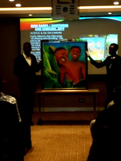 19-year-old Nigerian artist unveils Fela-inspired painting