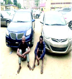 We use sticks to cut burglary proof during operation — Robbery suspects