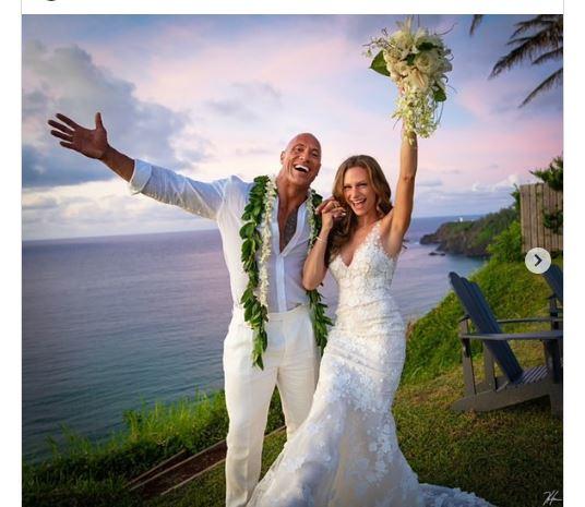 Dwayne Johnson ‘The Rock’ gets married