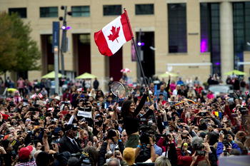 Thousands of fans show up to celebrate Andreescu’s US Open title