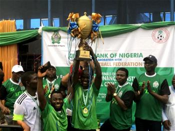 CBN wins 33rd edition of financial institutions football competition