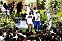 DJ Arafat: Ivory Coast bids singer farewell, fans open his coffin