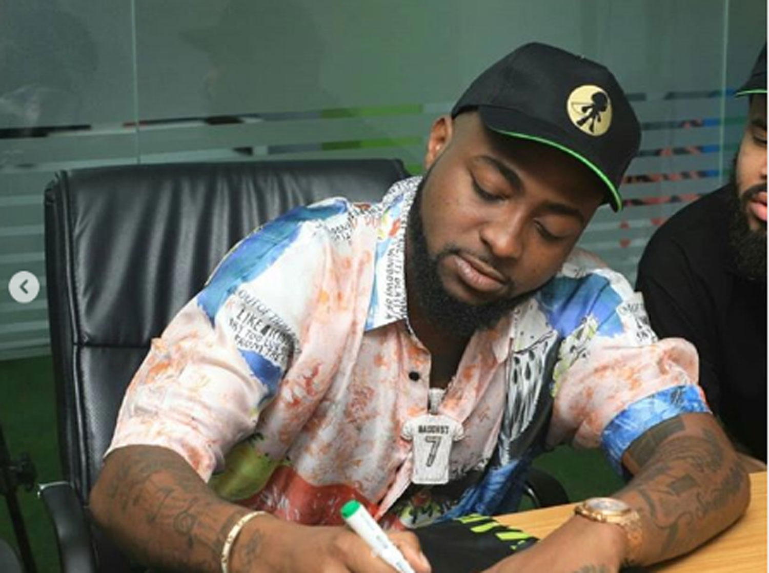 Davido finally releases the front cover art work of his new album