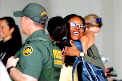 Hundreds of weary, hopeful Bahamas evacuees arrive in Florida by ship