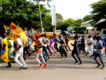 Photos: Shiite members demonstrate on the street of Abuja