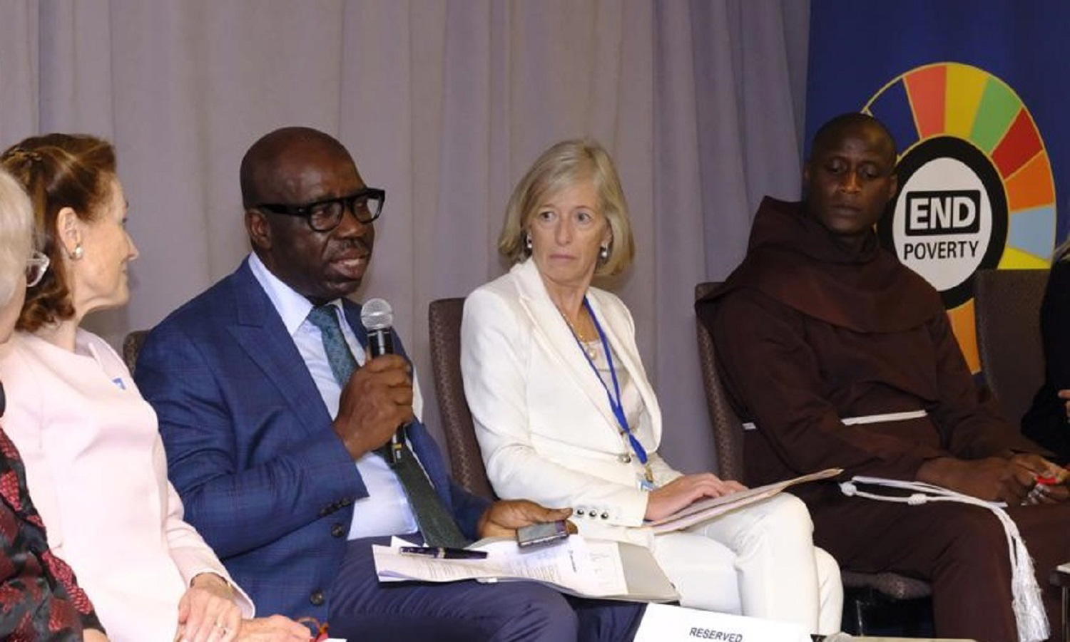 Obaseki parades education reforms, Edo-BEST, during World Bank Session at UNGA