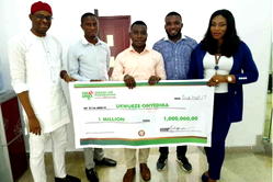 Zidora Aid Foundation awards first class graduate with one million naira grant