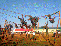 Depot Nigerian Army conducts obstacle crossing competition