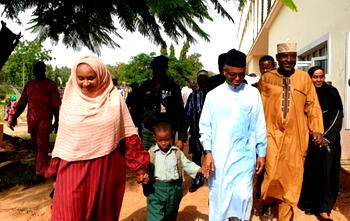 El-Rufa’i keeps promise, enrols son in public primary school