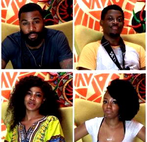 BBNaija (S4): Khafi, Tacha, Mike, Seyi up for eviction