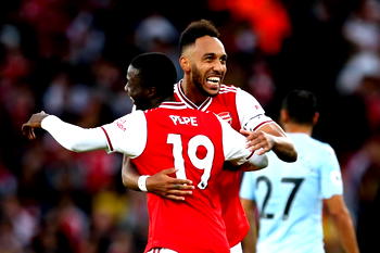 Aubameyang late strike earns 3-2 win for Arsenal over Aston Villa