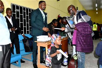 PHOTOS: Governor Sanwo-Olu receives 315 South Africa returnees