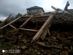 Three storey building collapses in Enugu