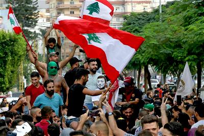 Saad Hariri, Lebanon, Protests