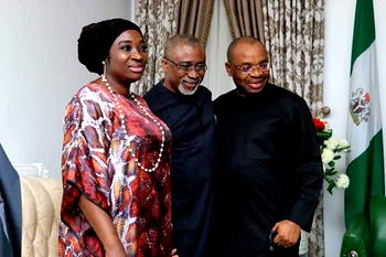 Senate delegation arrives A’Ibom for Senator Ekpenyong’s wife’s burial