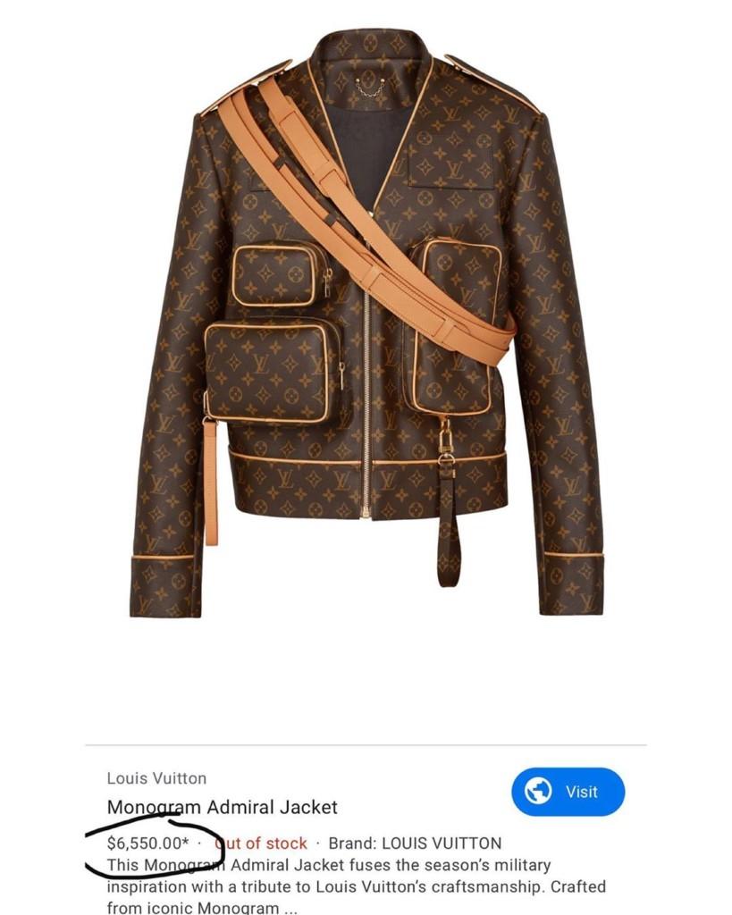 Wizkid at Arise Fashion Week wearing: Louis Vuitton Mini Varsity Blouson  $10,800 