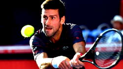 Djokovic wins Basel opener to boost ATP Finals bid