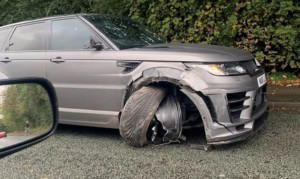 Aguero £80,000 grey Range Rover