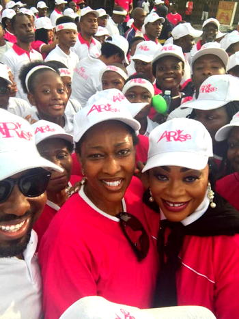 Dr Siju lights up Lagos women with Arise Walk for Life