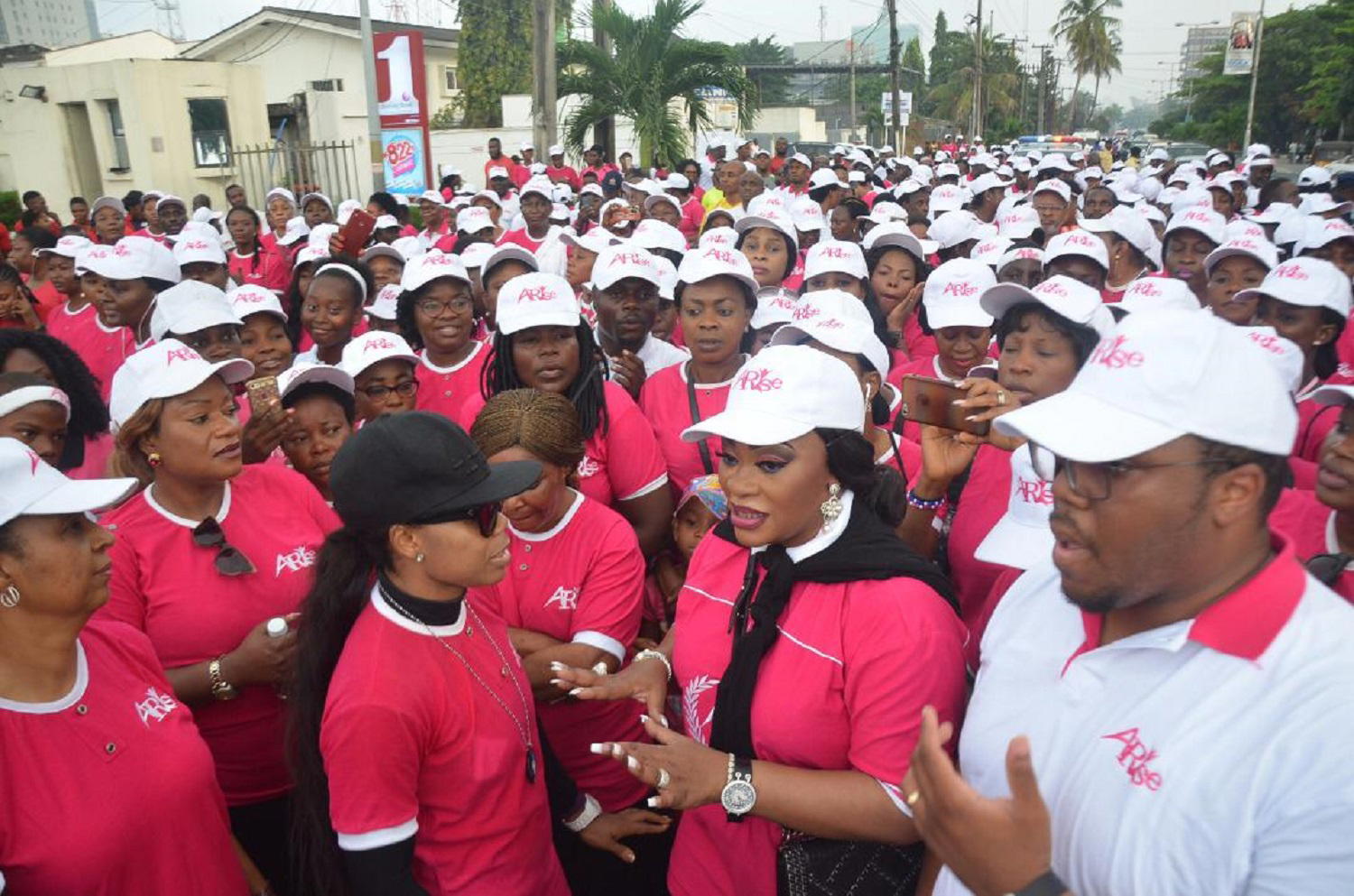 Dr Siju leads thousands of women and men in Arise Walk for Life